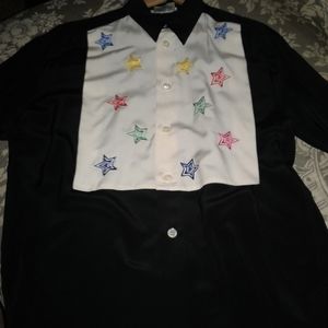 100% silk Men's medium button down